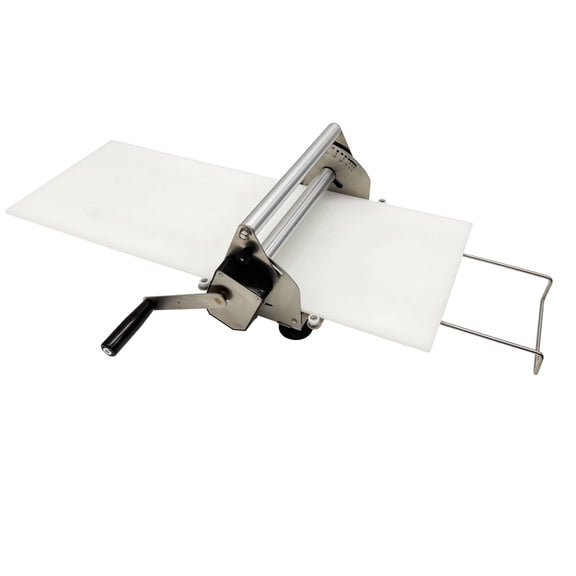 12 Inch Manual Dough Sheeter Stainless Steel Pastry Roller Adjustable Thickness Tabletop Dough Rolling Machine