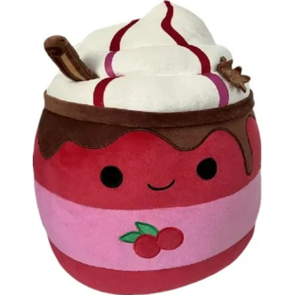 Squishmallows Plush 11" Maude Cranberry Mocha Stuffed Animal Pal
