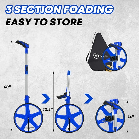 12 Inch Measuring Wheel, MAX9999FT Tape Measure in Feet and Inches, One ...