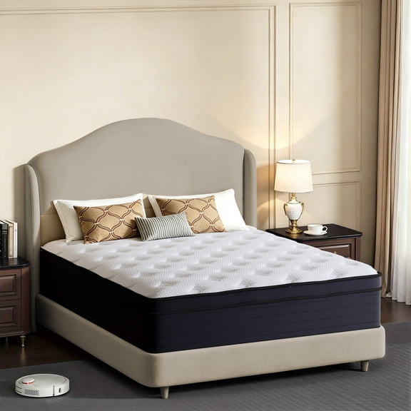 RWAEZYBLUX Full Mattress, 12 Inch Hybrid Memory Foam Bed in a Box with Cooling Gel, Medium Firm, CertiPUR-US & OEKO-TEX Certified