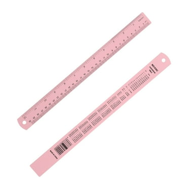 Zonon 6-Pack 12 Inch Flexible Rulers - Colorful Plastic Metric & Inch Measuring Tools For Students