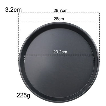 12 Inch Microwave Oven Pan Chip Tray Pizza Baking Non-Stick Cook Tray Kitchen Supplies