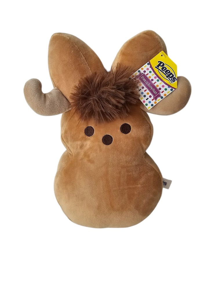 12 Inch Peeps Brown Longhorn Cow Buffalo Easter Plush