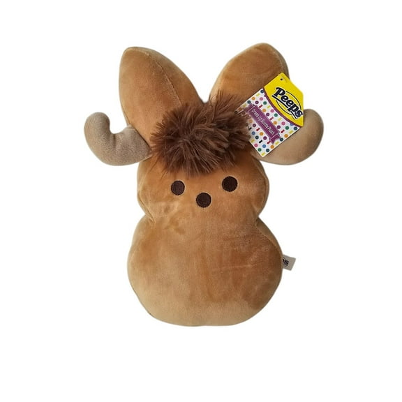 12 Inch Peeps Brown Longhorn Cow Buffalo Easter Plush