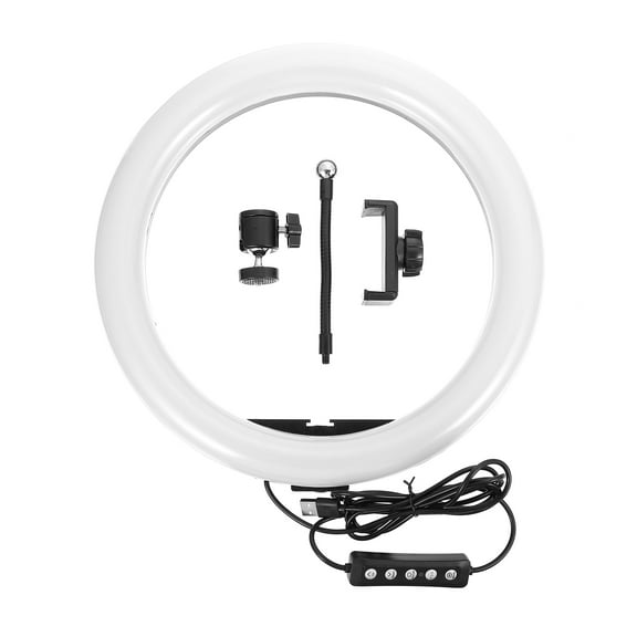 12 Inch Phone Stand Tripod The Call Fill Light Selfie LED Circle Portable Ring for Desktop