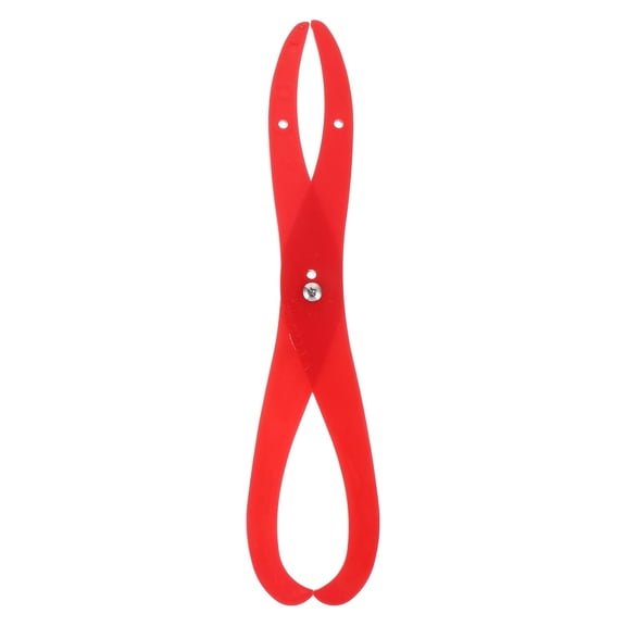 12 Inch Plastic Caliper Curved Leg for Clay Sculpturing Pottery Tool Red