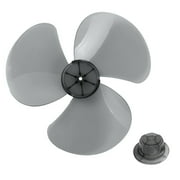 12-Inch Plastic Fan Blade Replacement for Standing Pedestal Desk Table Fan
