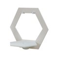 thumbnail image 1 of 12 Inch Plastic Floating Shelves,Floating Shelves for Wall, Bathroom Bedroom Kitchen Book Shelf Decor, Rustic Home Decor Plant Display, 1 of 6