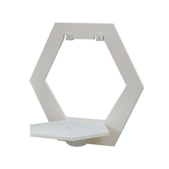 12 Inch Plastic Floating Shelves,Floating Shelves for Wall, Bathroom Bedroom Kitchen Book Shelf Decor, Rustic Home Decor Plant Display