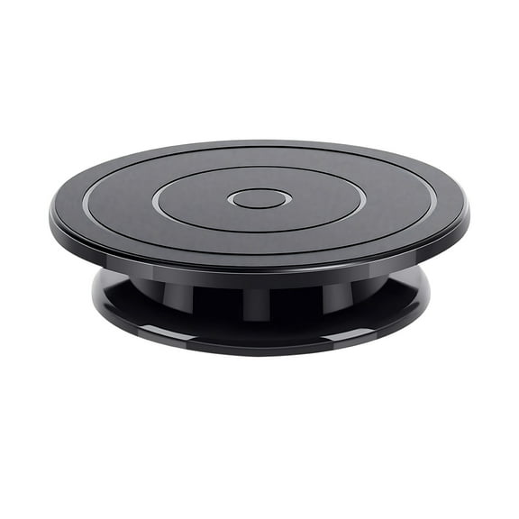 12 Inch Plastic Rotating Cake Turntable for Baking & Decorating, Food Grade Stable Revolution, Multi-Purpose DIY Craft & Pottery Support