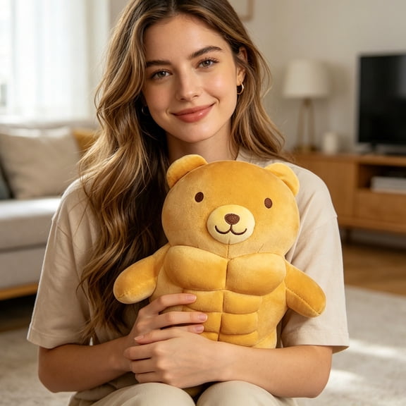 12 Inch Plush Toy Pillow Soft Stuffed Muscle Stuffed Animal Toys Figure Soft Stuffed Plushies