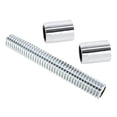 thumbnail image 1 of 12 Inch Polished Aluminum Flex Radiator Hose Kit, 1 of 4
