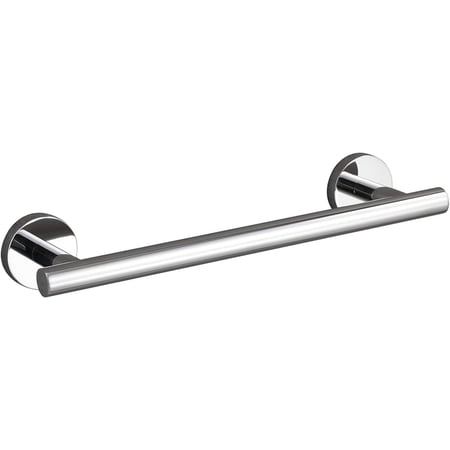 12 Inch Polished Chrome Towel Bar for Bathroom, Total Length 12-Inch Small Bath Towel Rack Wall Mount, Durable SUS304 Stainless Steel Modern Home Decor Chrome Towel Holder