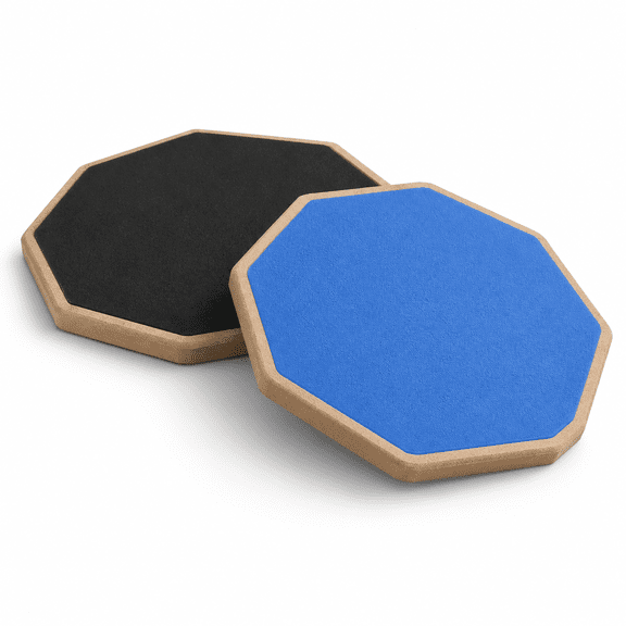 12 Inch Portable Drum Practice Pad Home & Travele Blue