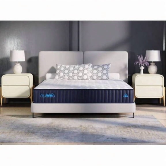 12 Inch Premier Luxury Medium Firm Hybrid Mattress Balanced Support for Nightly Sleep