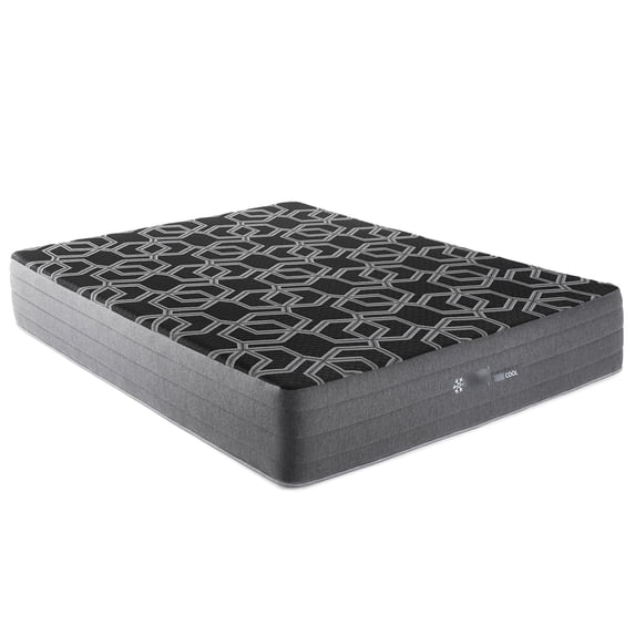 12-Inch Queen Hybrid Mattress | Cool Sleeping with Heat-Pulling Ice Cover | Elate Visco Infused with Copper Gel and Silver Graphite | Reduced Noise and Movement Isolation