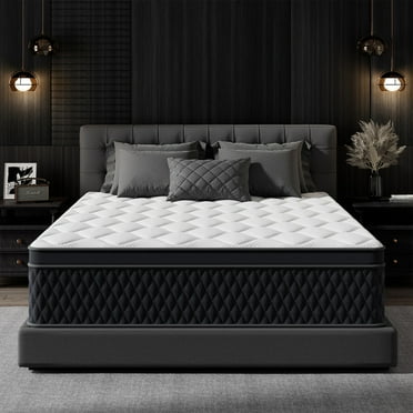 12-Inch Full Hybrid Mattress – Medium Firm, Pocket Springs & Memory Foam, Pressure Relief & Motion Isolation, CertiPUR-US Certified