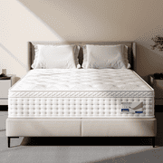 Sleepmax Revella 12" Queen Firm Hybrid Mattress , Euro Top, 365 Nights Trial, Motion Isolation, Extra Lumbar Support