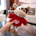 thumbnail image 1 of 12 Inch Realistic Plush Toy - Super Soft Stuffed Animal, Cuddly Sofa & Bedroom Decor, Perfect Gift for Kids, Birthday or Christmas Red, 1 of 8