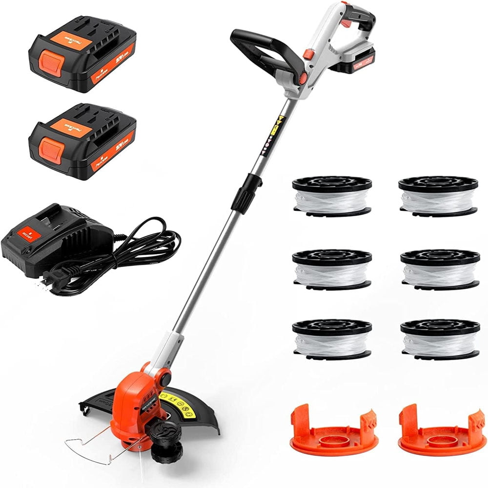 12-inch Rotatable Adjustable Rod Length Electric Cordless Lawn Edger String  Trimmer Edger Weed Eater 