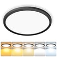 thumbnail image 1 of MW Lighting  12 Inch LED Ceiling Light, 25W 120V 5CCT 2700/3000/3500/4000/5000K,thin Ceiling Lamp Surface Mount for Bedroom, Hallway,Triac Dimmable, 1 of 13