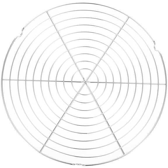 WRITWAA Round Steamer Rack for Baking Black Wire Cooling Rack for Cakes Pizza and Bbq