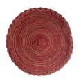 thumbnail image 1 of 12 Inch Round Placemats,Polyester Woven Braided Place Mats,Washable Heat Resistant Circle Dining Table Mats for Kitchen, 1 of 8