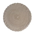 thumbnail image 1 of 12 Inch Round Placemats,Polyester Woven Braided Place Mats,Washable Heat Resistant Circle Dining Table Mats for Kitchen, 1 of 8