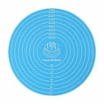 thumbnail image 1 of 12 Inch Round Silicone Cake Mat with Measurements - Non-Stick Heat Resistant Baking Mat for Rolling Dough, Cookie Decorating, Pastry Making, Reusable Cake Turntable Pad, 1 of 4