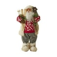 thumbnail image 1 of 12-Inch Santa Claus Doll, Standing Santa Figurine, Colorful Christmas Decorations, Gift for Holiday Decor, 1 of 5