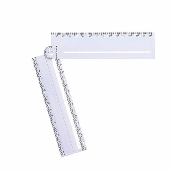 12 Inch Scale Ruler with Straight Edge for Standard and Metric Precision Measurement Tools