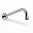 thumbnail image 1 of 12 Inch Shower Arm 90 Degree Stainless Steel Rain Shower Head Extension Arm with Flange, Chrome Finish, 1 of 4