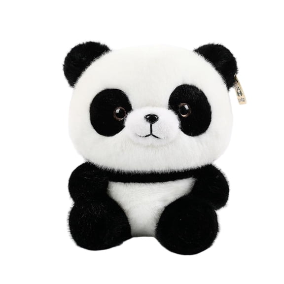 12 Inch Sitting Panda Plush Toy For Kids Super Soft Stuffed Panda Bear For Bedroom Decor Gift