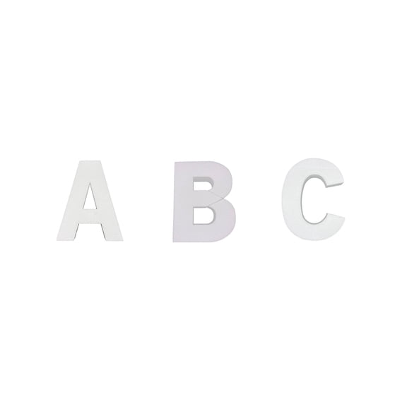 12 Inch Smooth Foam Letters - Great for Arts and Craft & DIY A-Z