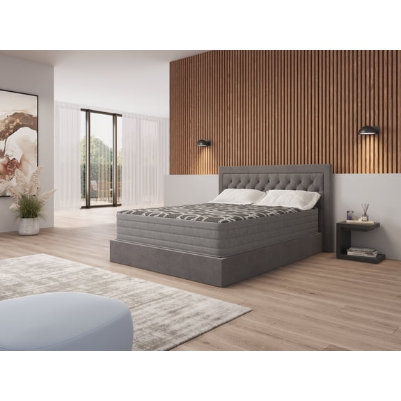 12 Inch Smooth Top Hybrid Medium Plush Full Size Mattress for Balanced Support Comfort - Mattresses
