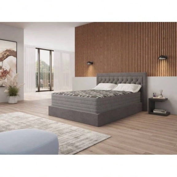 12 Inch Smooth Top Hybrid Medium Plush Full Size Mattress for Balanced Support Comfort
