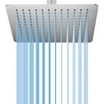 12 Inch Square Rainfall Shower Head, Stainless Steel Showerhead With