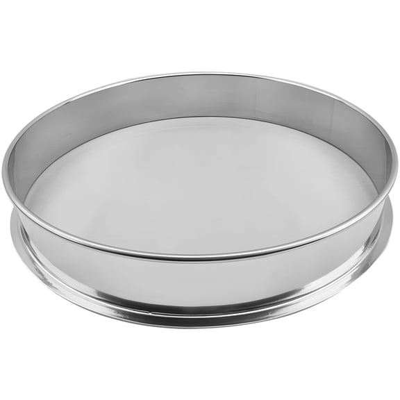 12 Inch Stainless Steel Flour Sifter, High-Density 100 Mesh, Fine Mesh Sieve for Baking, Perfect for Flour, Sugar, and Spice Sifting in Kitchen