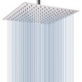 12 Inch Stainless Steel Large Rainfall Showerhead High Flow Rain Shower ...