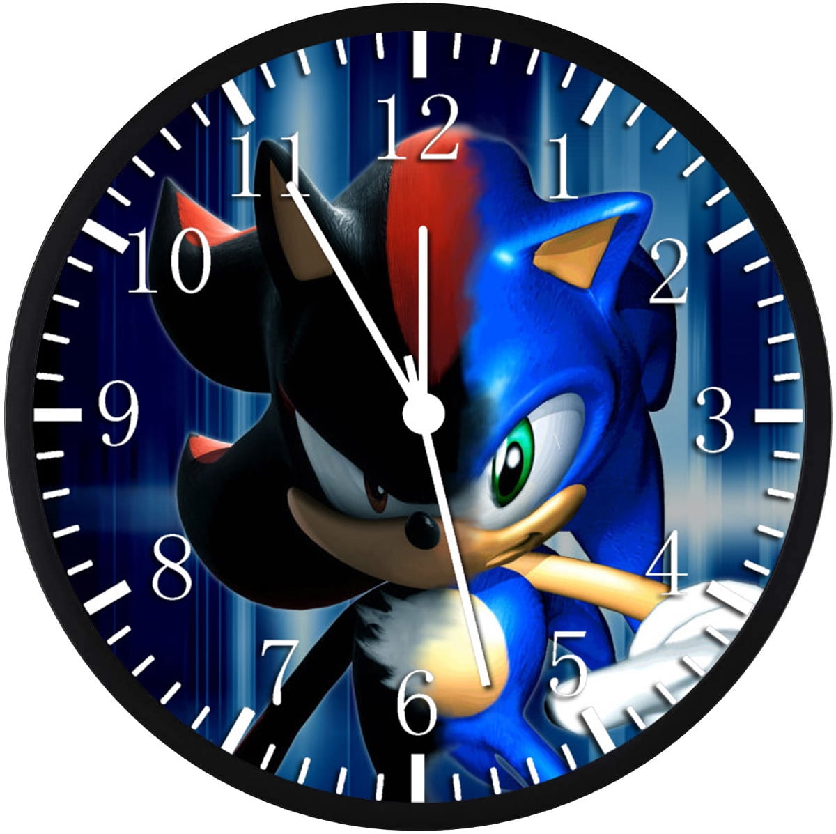 12 Inch Super Sonic Wall Clock Non-Ticking Silent Great for Decor and Gifts W360