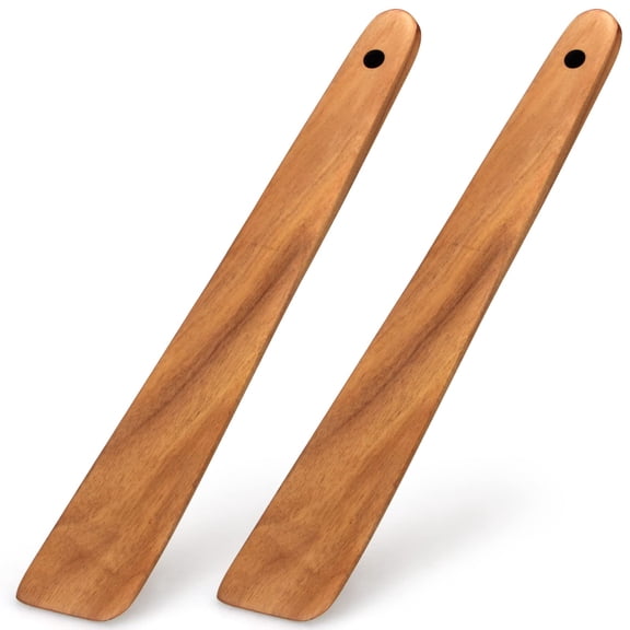 12 Inch Teak Wood Spatula for Cooking Non Toxic Kitchen Utensil Scraper Spurtle Kitchen Tools Flat Wooden Egg Flipper Spatulas Turner Cooking Spoon Bamboo Spatula Turner Cast Iron Sourdough Stirrer.