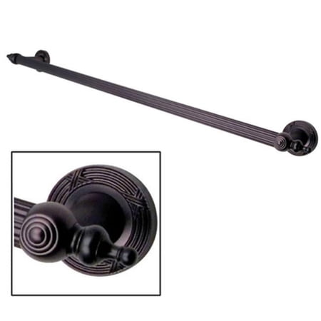 12 Inch Templeton Decor Grab Bar - Oil Rubbed Bronze