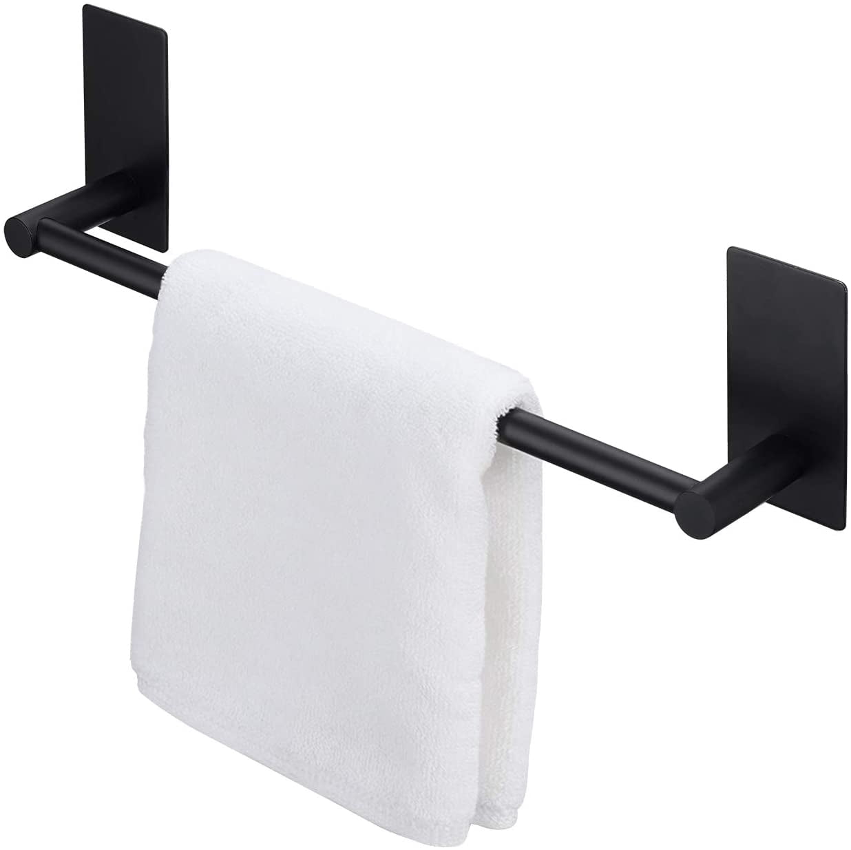 BEIGEEWY 12" Stainless Steel Hand Towel Bar – Matte Black, Wall Mount, SUS 304 Rust-Resistant Bathroom Hardware