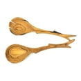 thumbnail image 1 of 12 Inch Twig Salad Servers Jedando Handicrafts, 1 of 3