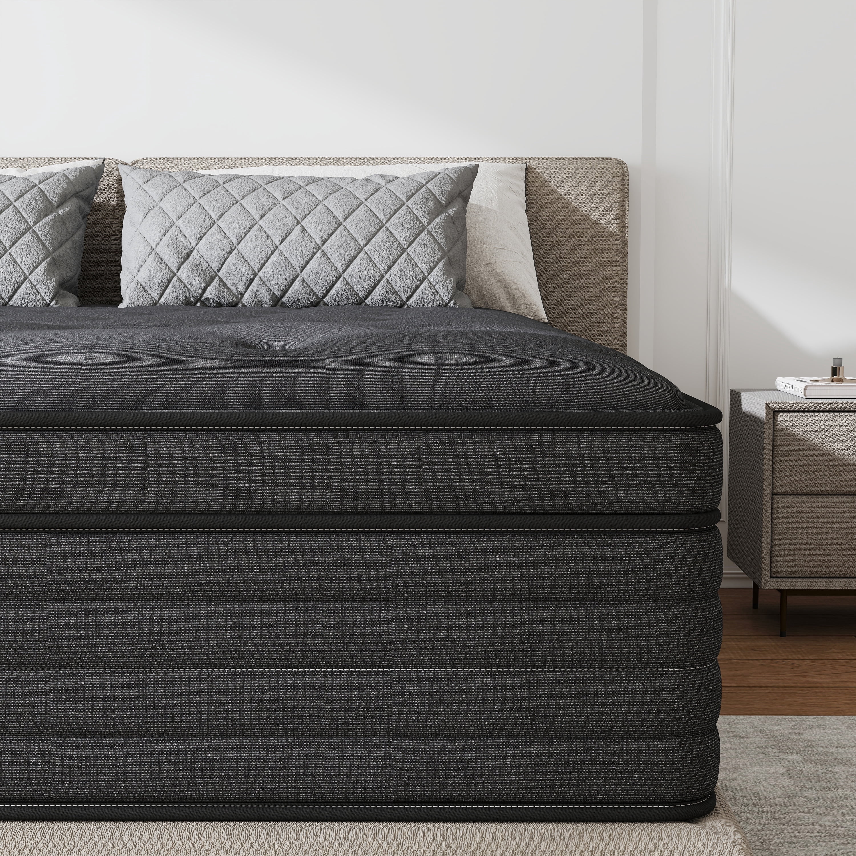 12 inch Twin Mattress Gel Memory Foam Spring Hybrid Mattress In A Box,Medium Firm