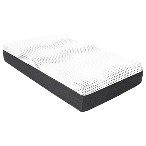 12-Inch Twin Mattress with Green Tea and Pocket Coils / Firm Comfort for Bedroom Nights