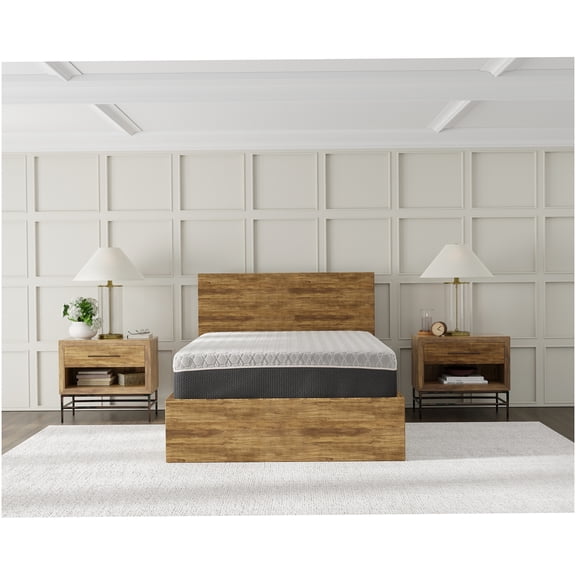 12 Inch Twin XL Hybrid Mattress, Copper Gel Memory Foam & Pocket Coils for Cool, Supportive Sleep with Edge Support