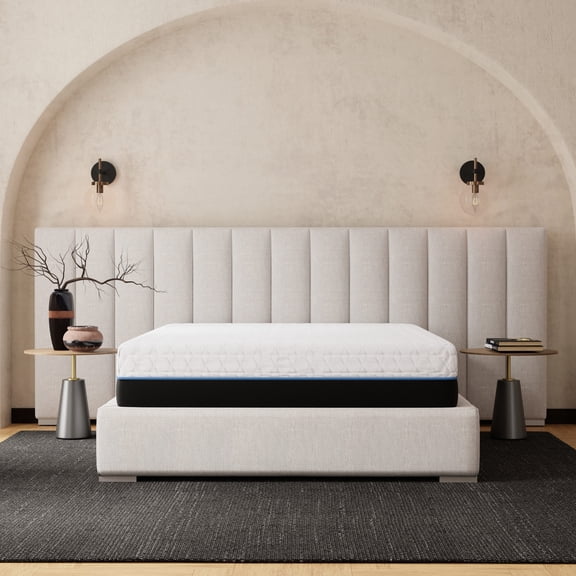 12 - Inch Twin XL Mattress | Plush Feel with Pressure Point Support | Marble Gel & Copper Infused Foam | Cool Sleep Solution