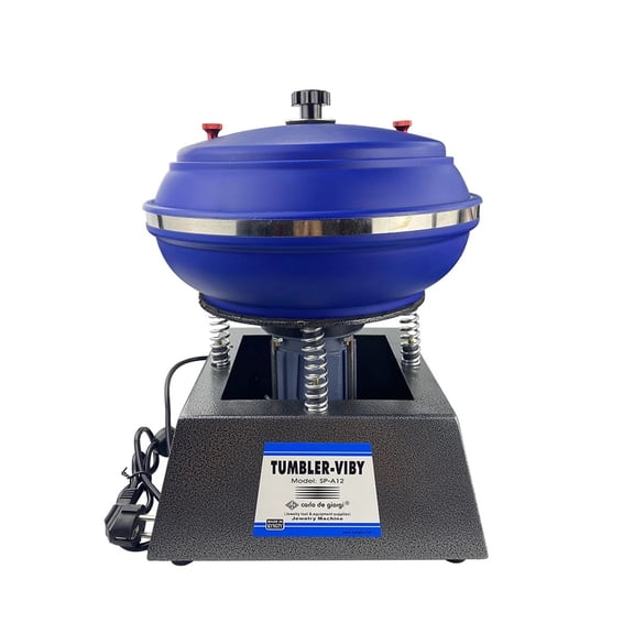 12 Inch Vibrating Polisher Clean Surface Stains Rotary Grinder Machine For DIY Jewelry Remove Impurities Tool