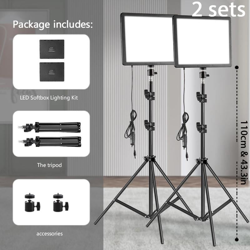 120LED Tattoo Light Kit With CPL Polarized Filter Lens Selfie Phone Light With Clips And Tripod Alix Earle Lighting Tattoo Equipment And Supplies For Tiktok Taking Tattoo Photos Remove Glare